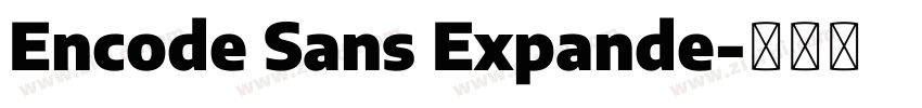 Encode Sans Expande字体转换